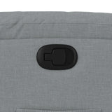 Fauteuil inclinable Gris clair Tissu