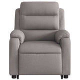 Fauteuil inclinable de massage Taupe Tissu