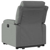 Fauteuil inclinable électrique gris foncé tissu