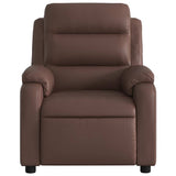 Fauteuil inclinable électrique Marron Similicuir