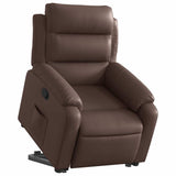 Fauteuil inclinable marron similicuir