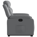 Fauteuil inclinable Gris Similicuir
