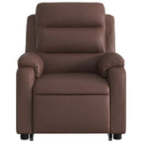 Fauteuil inclinable de massage Marron Similicuir