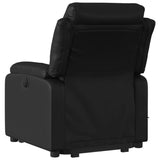 Fauteuil inclinable de massage électrique noir similicuir