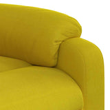 Fauteuil inclinable de massage électrique jaune velours