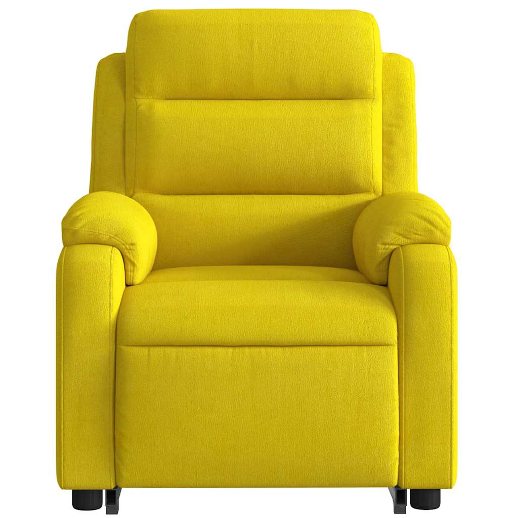 Fauteuil inclinable Jaune Velours