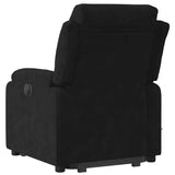 Fauteuil inclinable de massage électrique noir velours