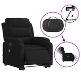Fauteuil inclinable de massage électrique noir velours
