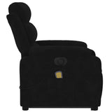 Fauteuil inclinable de massage électrique noir velours
