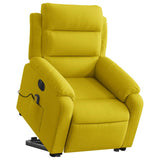 Fauteuil inclinable de massage électrique jaune velours