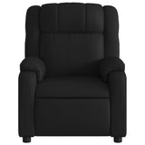 Fauteuil inclinable électrique Noir Similicuir