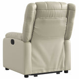 Fauteuil inclinable Crème Similicuir