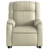 Fauteuil inclinable Crème Similicuir