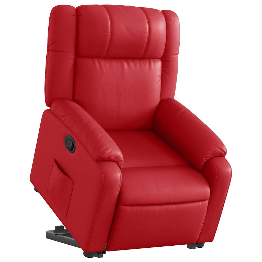 Fauteuil inclinable Rouge Similicuir