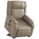 Fauteuil inclinable de massage Cappuccino Similicuir