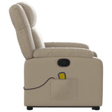 Fauteuil inclinable de massage Cappuccino Similicuir