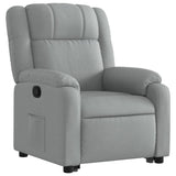 Fauteuil inclinable Gris clair Tissu