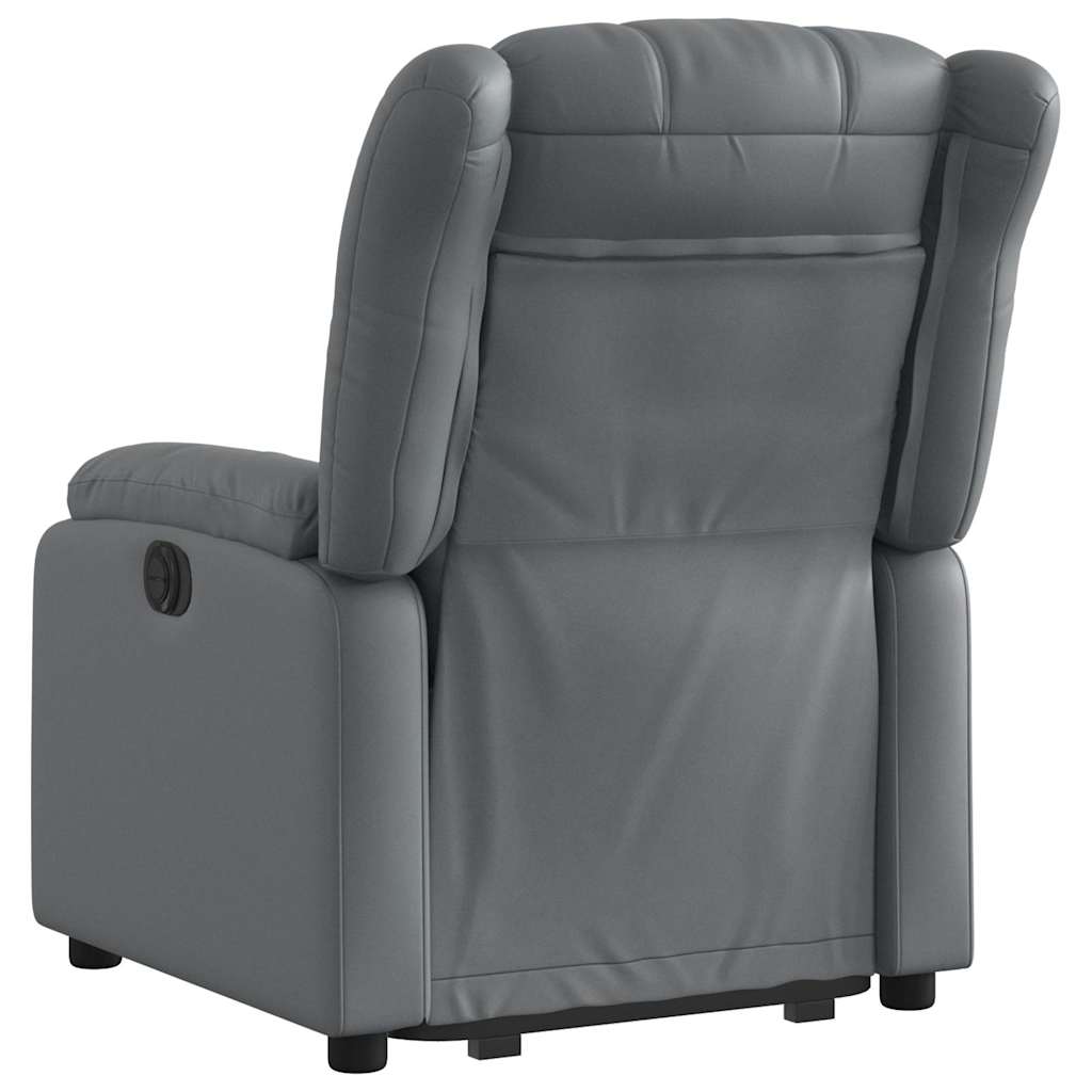 Fauteuil inclinable Gris Similicuir