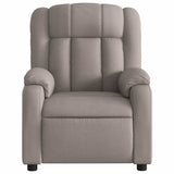 Fauteuil inclinable électrique Taupe Tissu