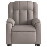 Fauteuil inclinable électrique taupe tissu
