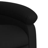 Fauteuil de massage inclinable noir similicuir