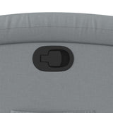 Fauteuil inclinable en tissu gris clair