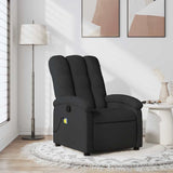 Fauteuil de massage inclinable noir tissu