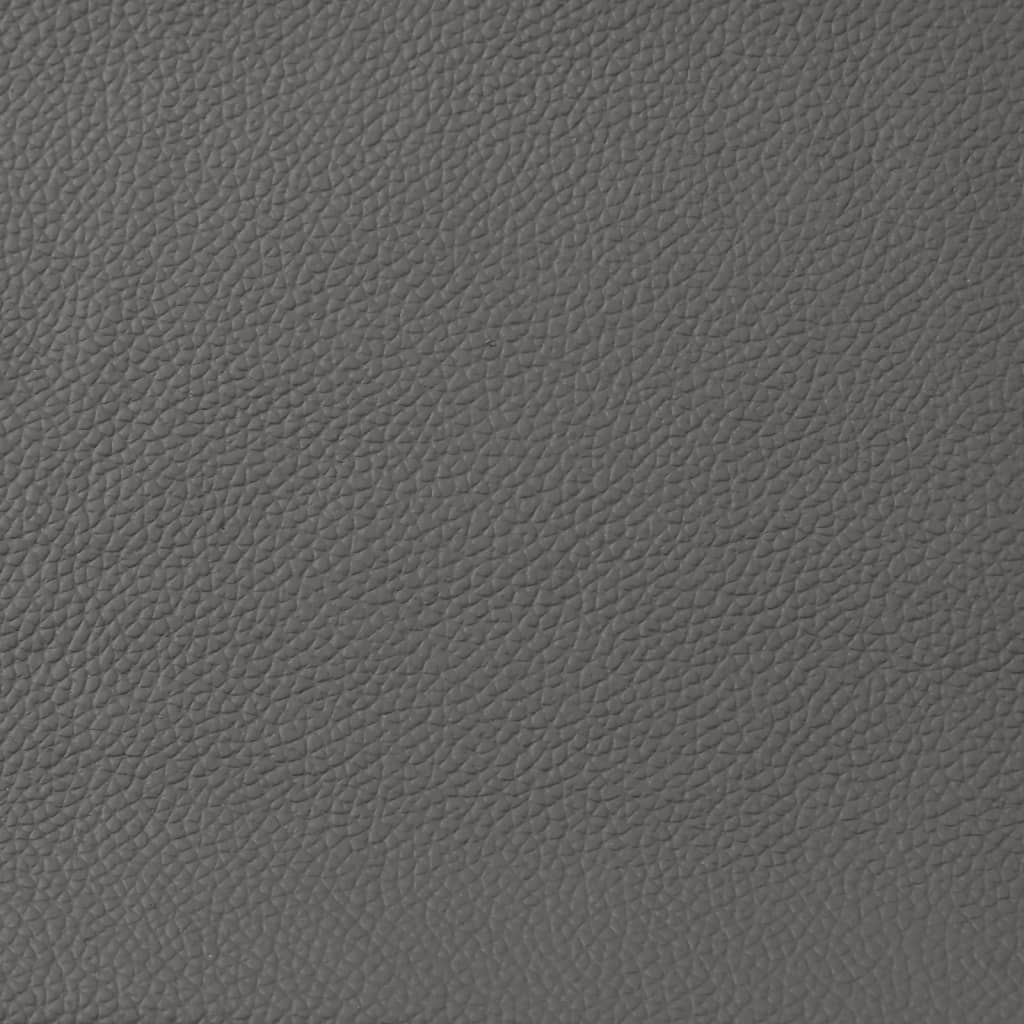 Fauteuil de massage inclinable gris cuir véritable