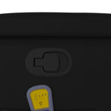 Fauteuil de massage inclinable noir similicuir