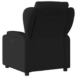 Fauteuil inclinable en tissu noir