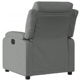 Fauteuil inclinable en tissu gris foncé