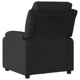 Fauteuil inclinable en tissu noir