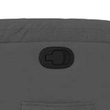 Fauteuil inclinable en tissu gris foncé