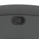 Fauteuil inclinable gris foncé tissu
