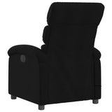 Fauteuil inclinable de massage noir tissu
