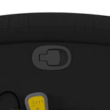 Fauteuil de massage inclinable noir similicuir