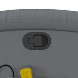 Fauteuil de massage inclinable gris similicuir