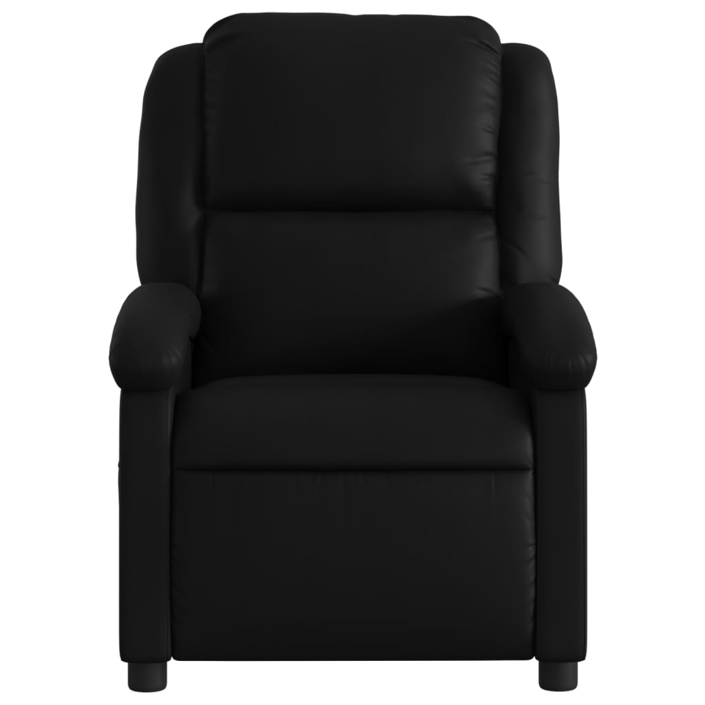 Fauteuil inclinable noir similicuir