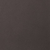 Fauteuil inclinable marron foncé cuir véritable