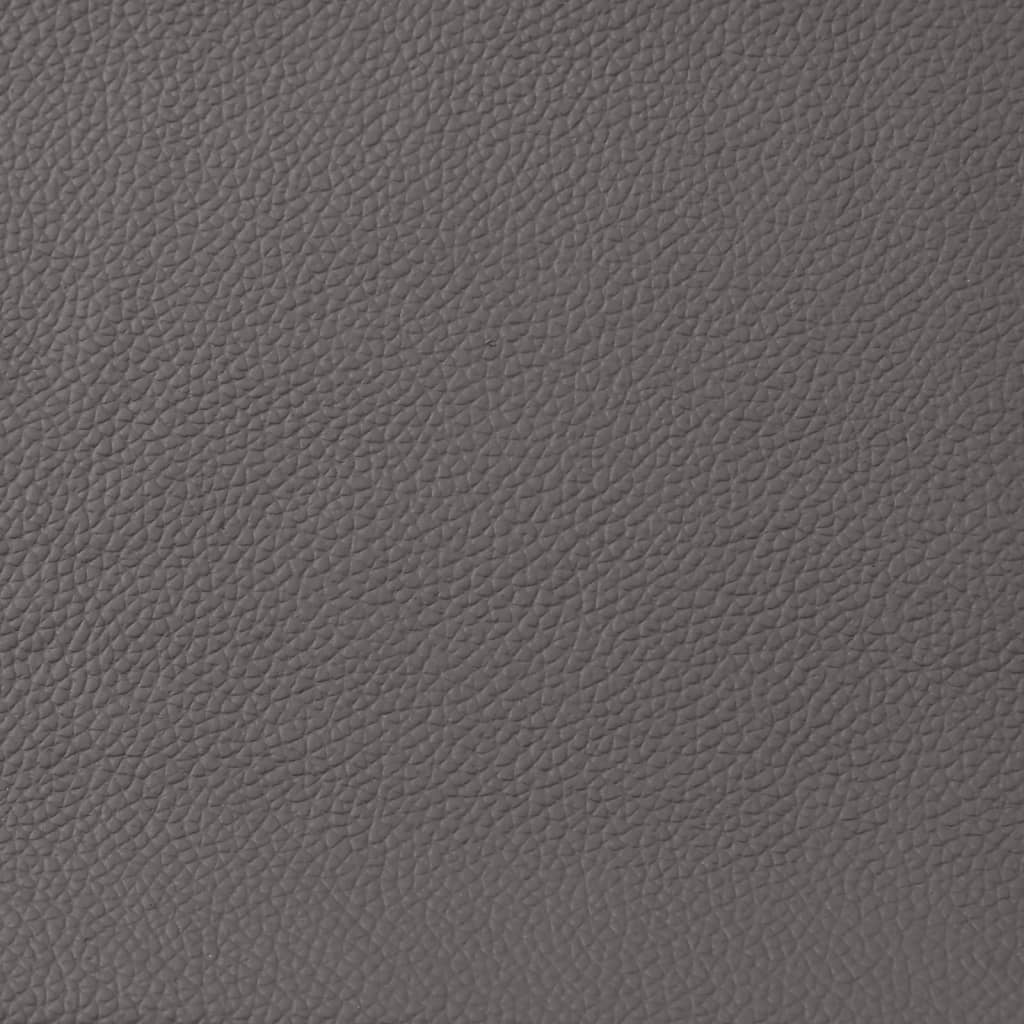 Fauteuil inclinable gris cuir véritable