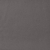 Fauteuil inclinable gris cuir véritable