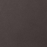 Fauteuil inclinable de massage marron foncé cuir véritable