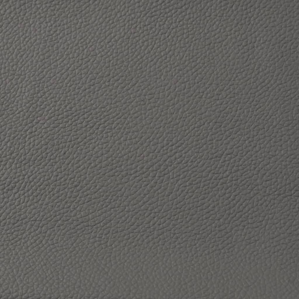 Fauteuil de massage inclinable gris cuir véritable