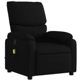 Fauteuil inclinable de massage noir tissu