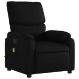 Fauteuil de massage inclinable noir similicuir