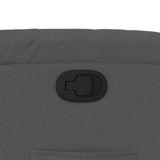 Fauteuil inclinable gris foncé tissu