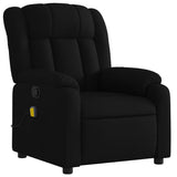 Fauteuil inclinable de massage noir tissu