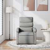 Fauteuil inclinable Gris clair Tissu