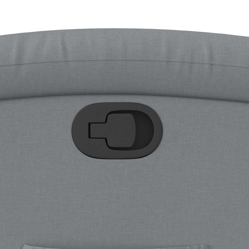 Fauteuil inclinable Gris clair Tissu