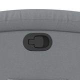 Fauteuil inclinable Gris clair Tissu
